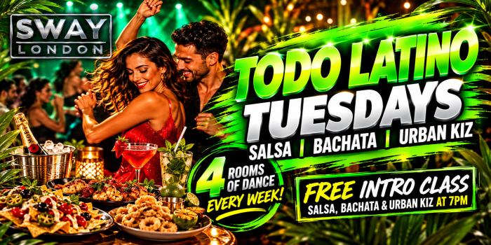 TODO Latino Tuesdays at SWAY Bar